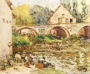 Alfred Sisley Die Wascherinnen von Moret Germany oil painting artist